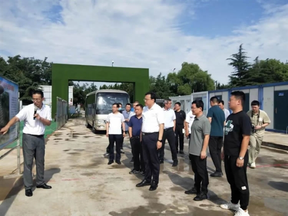 昌邑市领导视察潍洲文化创意产业园项目