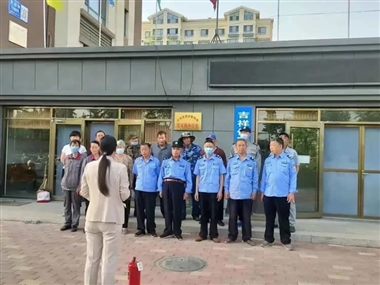 恒晖物业等多部门开展消防培训演练