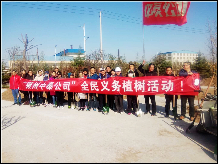 中泰置业植树活动